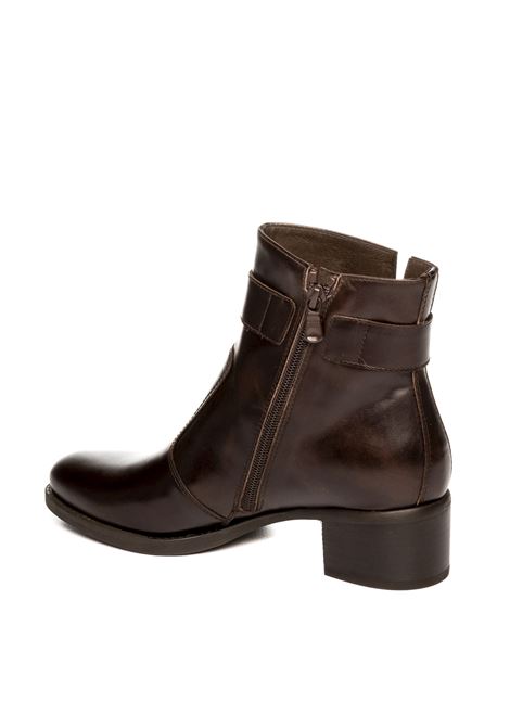 Dark brown leather ankle boot NERO GIARDINI | 411270MANOLETE-300